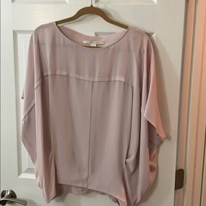 Diane Von Furstenberg lilac silk blouse